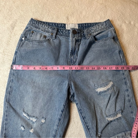 free people One Teaspoon cut off trucker shorts size 28 - Picture 11 of 14